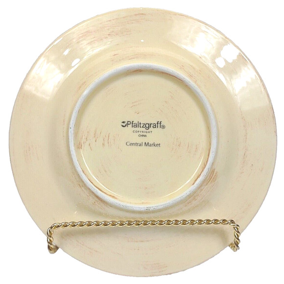 Pfaltzgraff Central Market Eggplant Pattern Ceramic Salad or Dessert Plate 8" - Picture 3 of 6